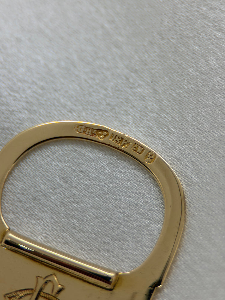 18K Antique Gold Cigar Cutter – Guillotine, Gothenburg 1919