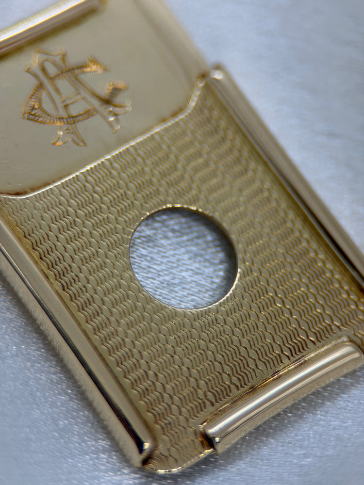 18K Antique Gold Cigar Cutter – Guillotine, Gothenburg 1919