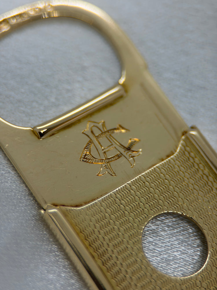 18K Antique Gold Cigar Cutter – Guillotine, Gothenburg 1919