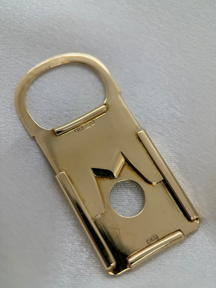 18K Antique Gold Cigar Cutter – Guillotine, Gothenburg 1919