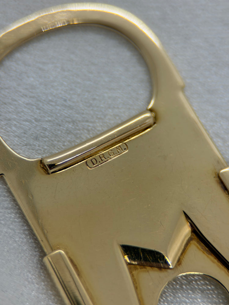 18K Antique Gold Cigar Cutter – Guillotine, Gothenburg 1919