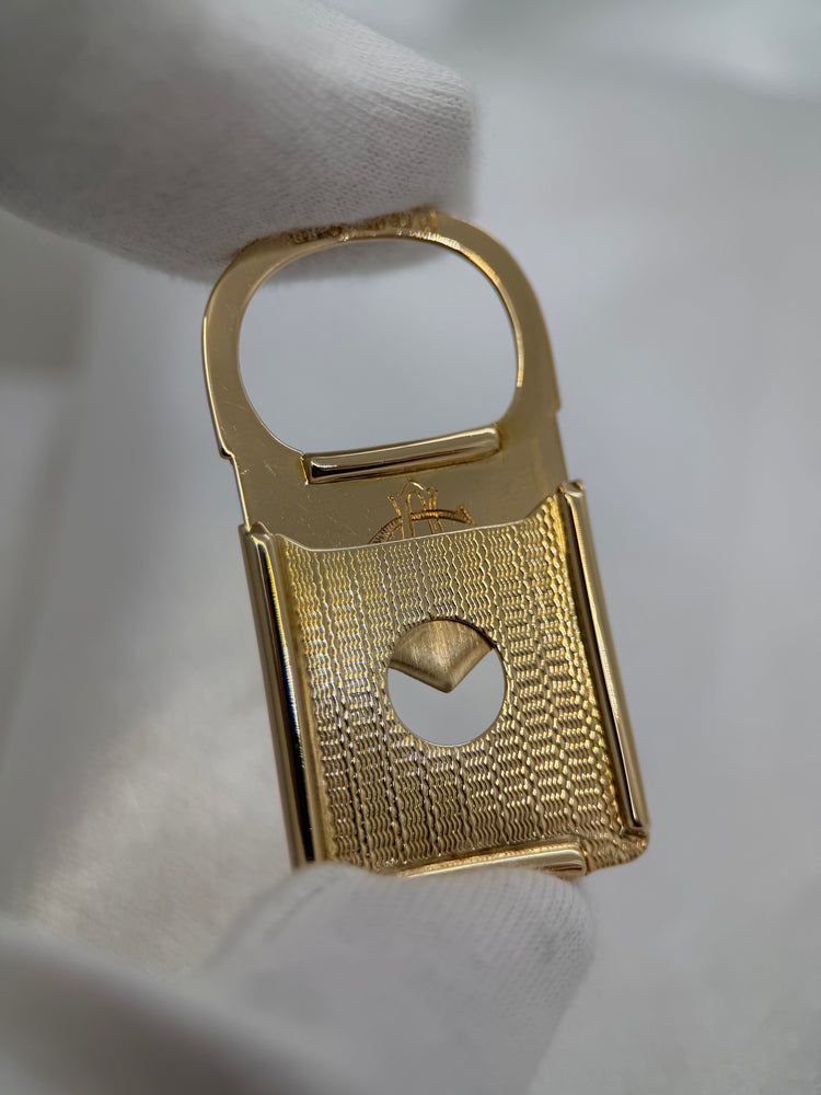 18K Antique Gold Cigar Cutter – Guillotine, Gothenburg 1919