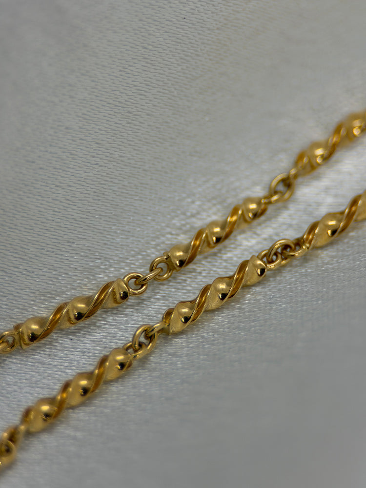 18K Gold Pocket-Watch Chain – 9.7g, 41 cm