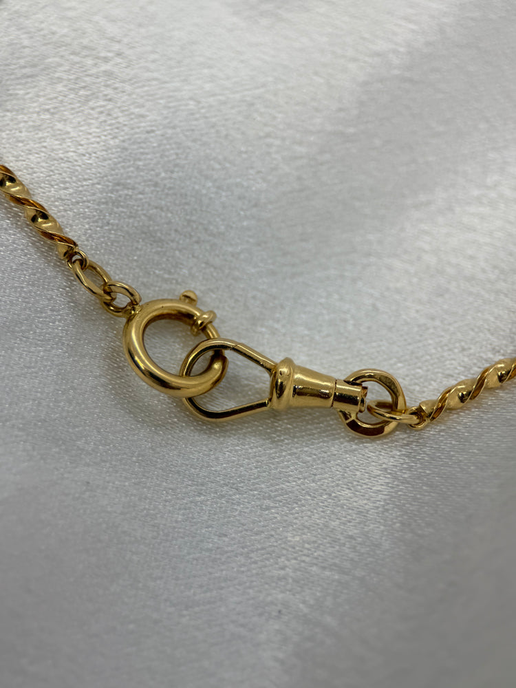 18K Gold Pocket-Watch Chain – 9.7g, 41 cm