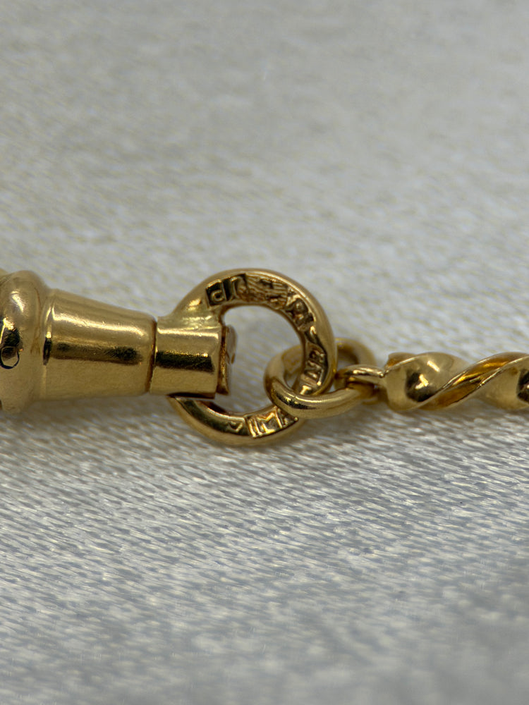 18K Gold Pocket-Watch Chain – 9.7g, 41 cm