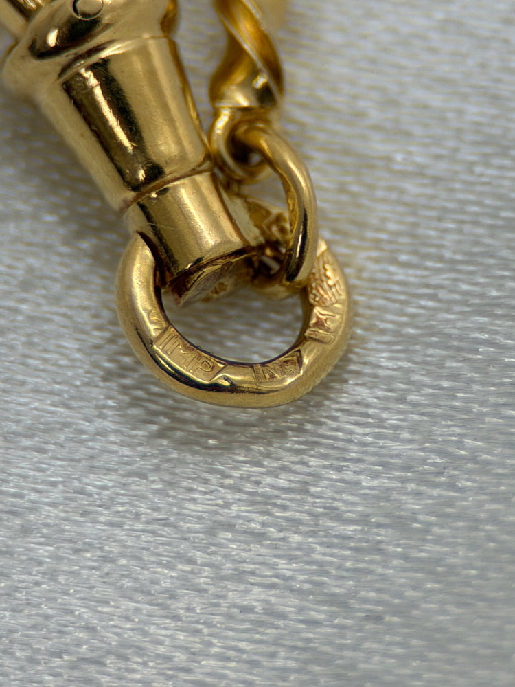 18K Gold Pocket-Watch Chain – 9.7g, 41 cm