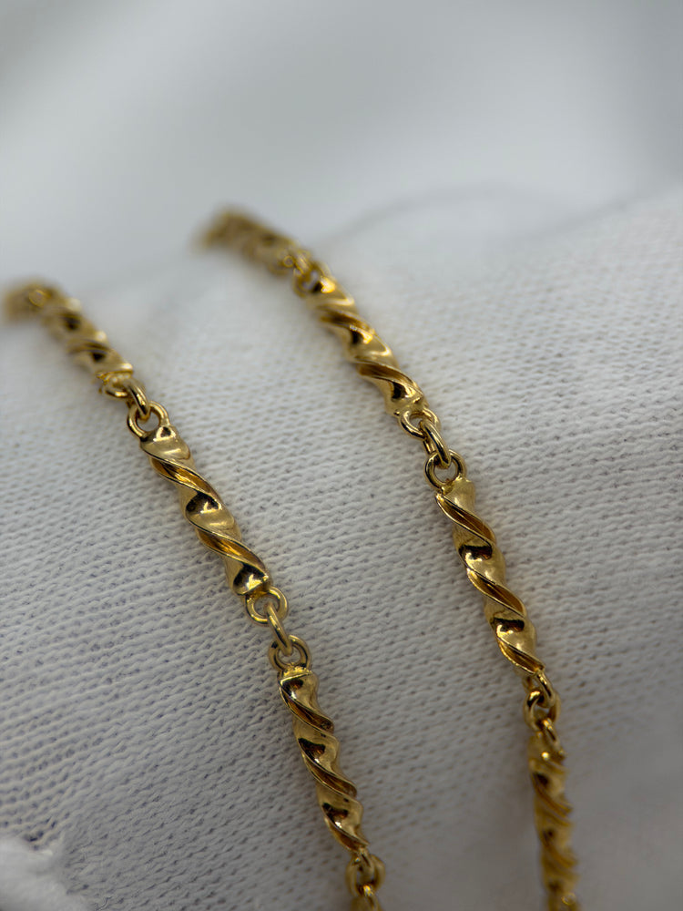 18K Gold Pocket-Watch Chain – 9.7g, 41 cm
