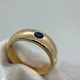 18K Safirring - ringstorlek 61