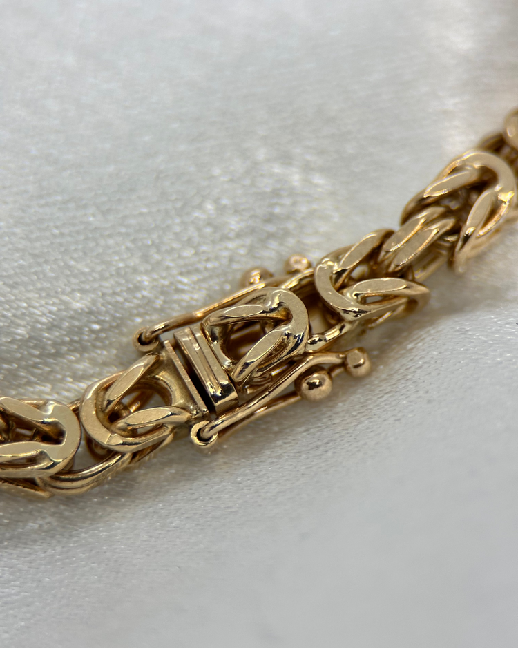 18K Kejsarlänk Halskedja - 63,3 g