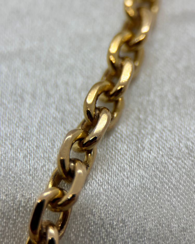 18K Ankarlänk Halsband - 69,3 g 1986