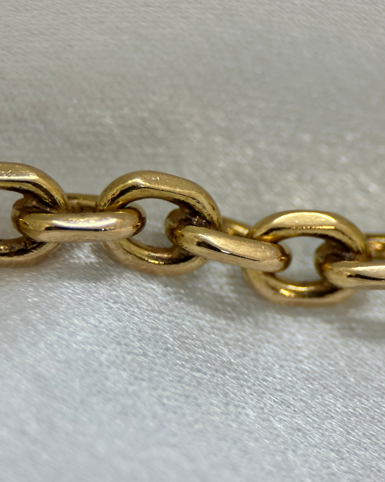 18K Ankarlänk Halsband - 69,3 g 1986