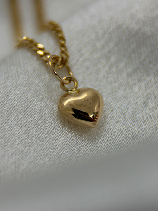 18K Heart Pendant – 1.2 cm