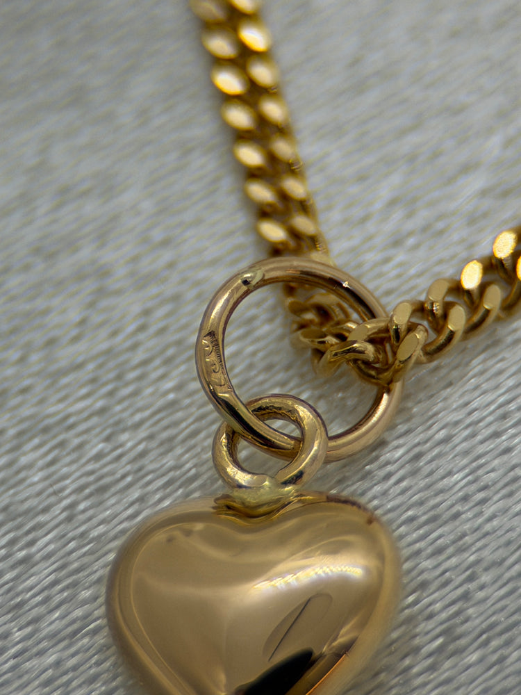 18K Heart Pendant – 1.2 cm