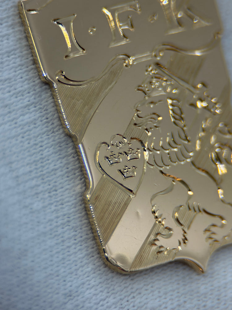18K Gold Pendant – IFK Emblem, 6.7g