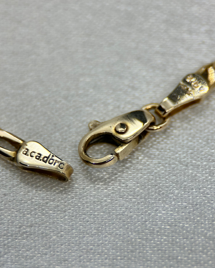 14K Fantasilänk Halskedja - 11,7 g 51 cm