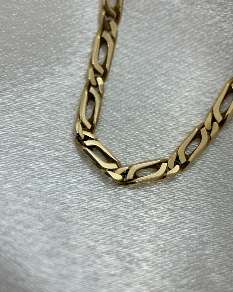 14K Fantasilänk Halskedja - 11,7 g 51 cm