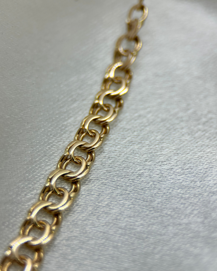 18K Bismarck Halskedja - 11,2 g 51 cm