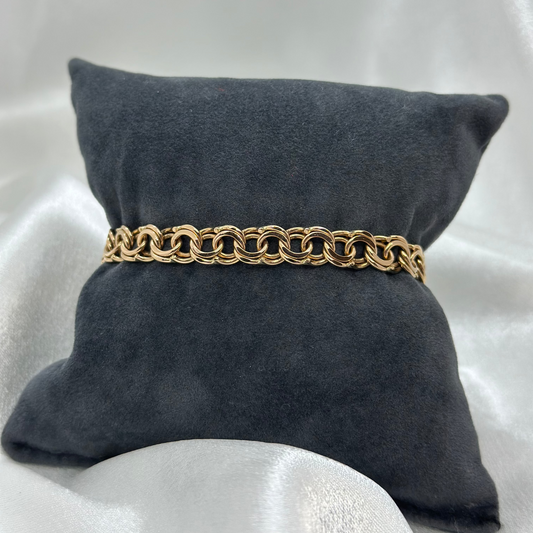 18K Bismarckarmband - 21,8 g 19 cm