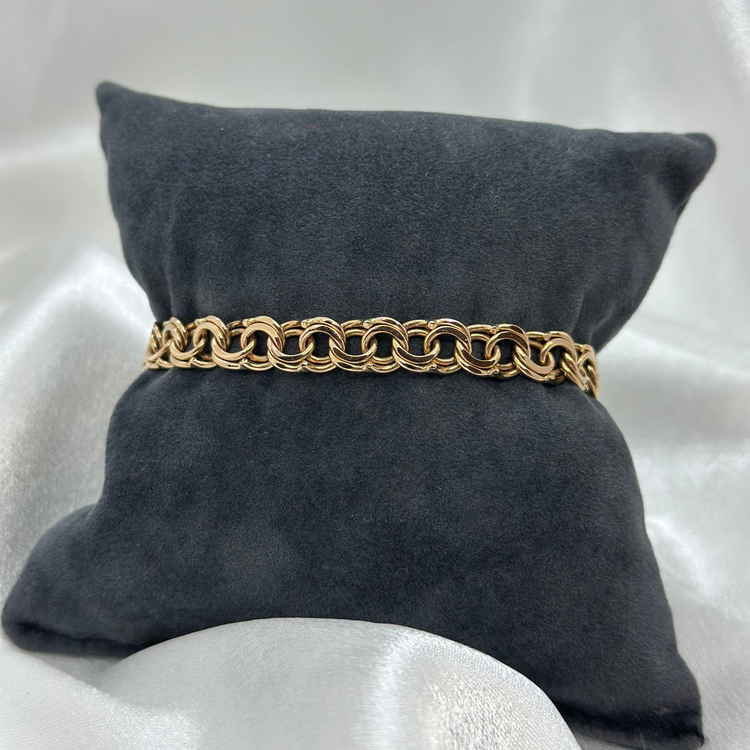 18K Bismarckarmband - 21,8 g 19 cm