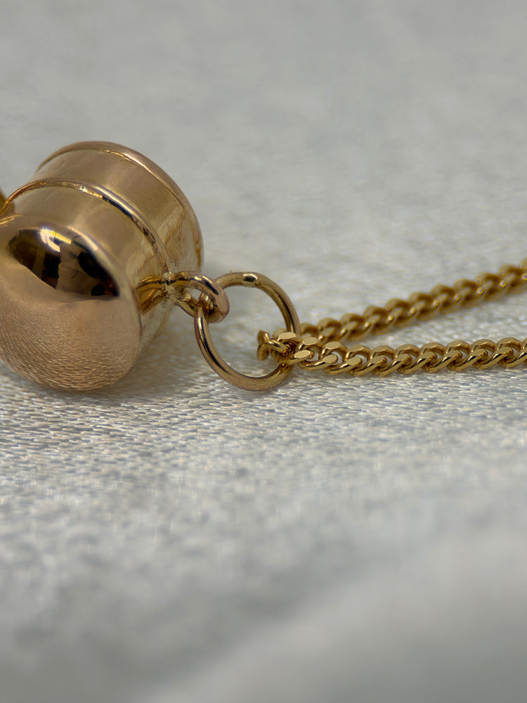 18K Guldberlock – Visselpipa, 2.3 cm