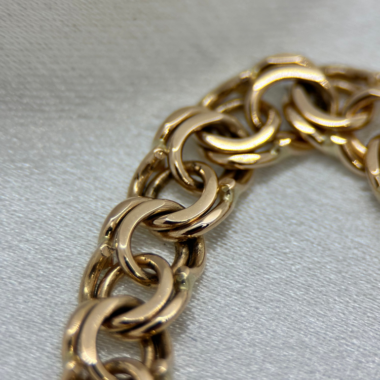 18K Bismarckarmband - 21,8 g 19 cm