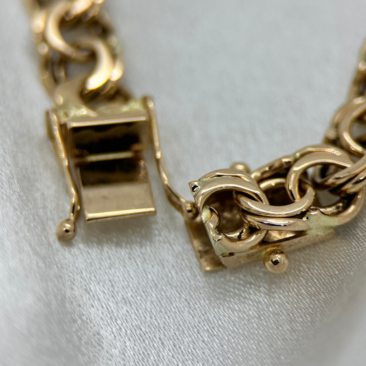 18K Bismarckarmband - 21,8 g 19 cm