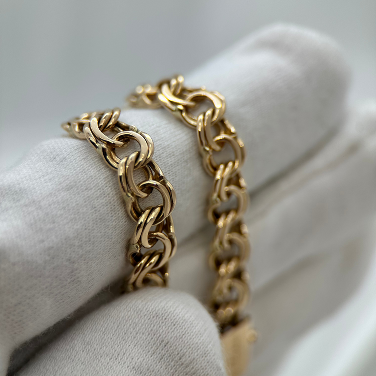 18K Bismarckarmband - 21,8 g 19 cm