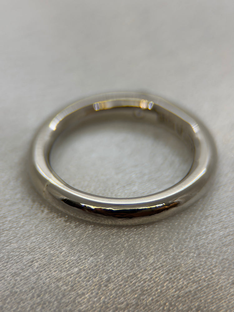 18K Bandring med diamant – 0.08 ct, Storlek 49.5