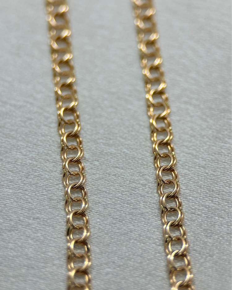 18K Bismarck Halskedja - 5.3 g 42 cm