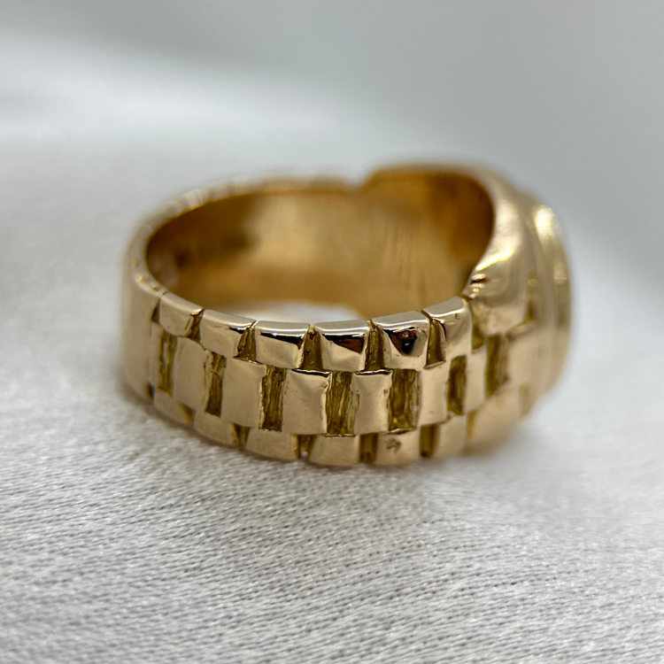 18K Diamantklackring - 1,29 ct ringstorlek 53