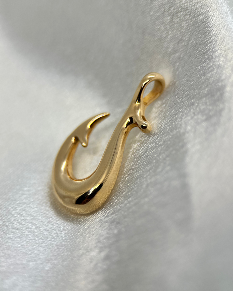 18K fiskkrokshänge - 7,2 g