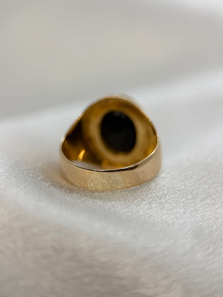 18K Signetring med Opal – Storlek 46.5