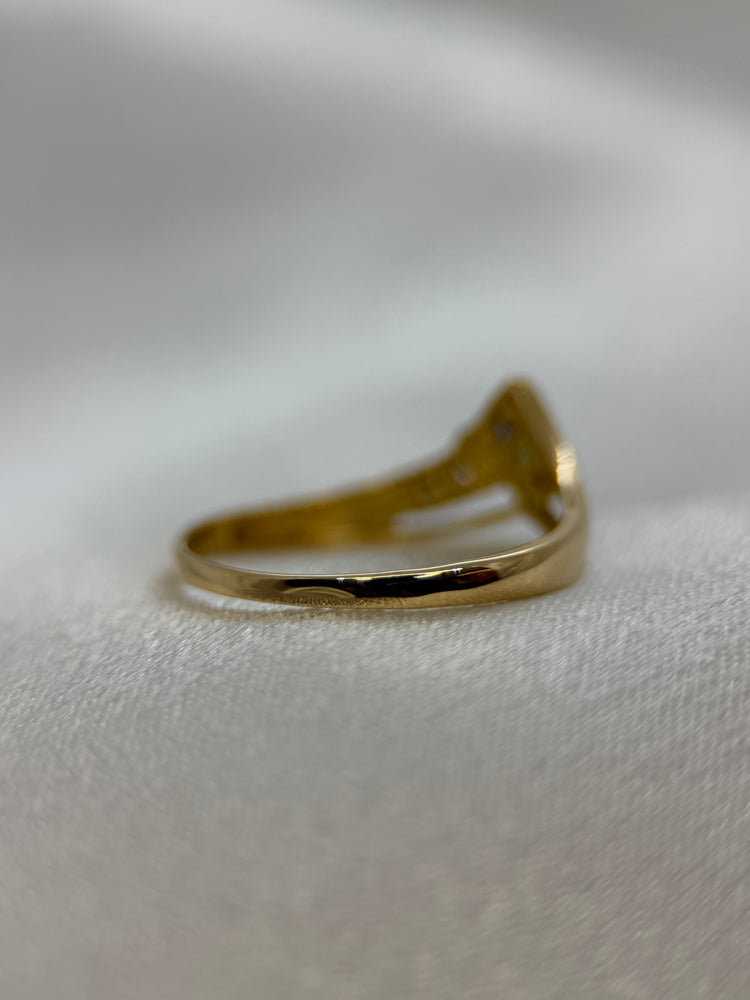 18K Ädelstenring med diamanter – Smaragd, Safir & Rubin, Storlek 59