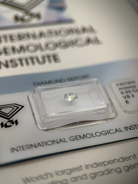 IGI 0.53 ct E VS2
