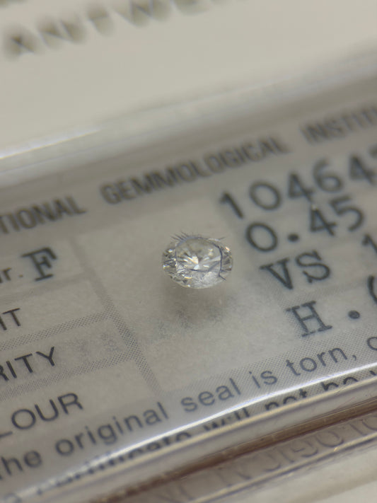 IGI 0.45 ct H VS1