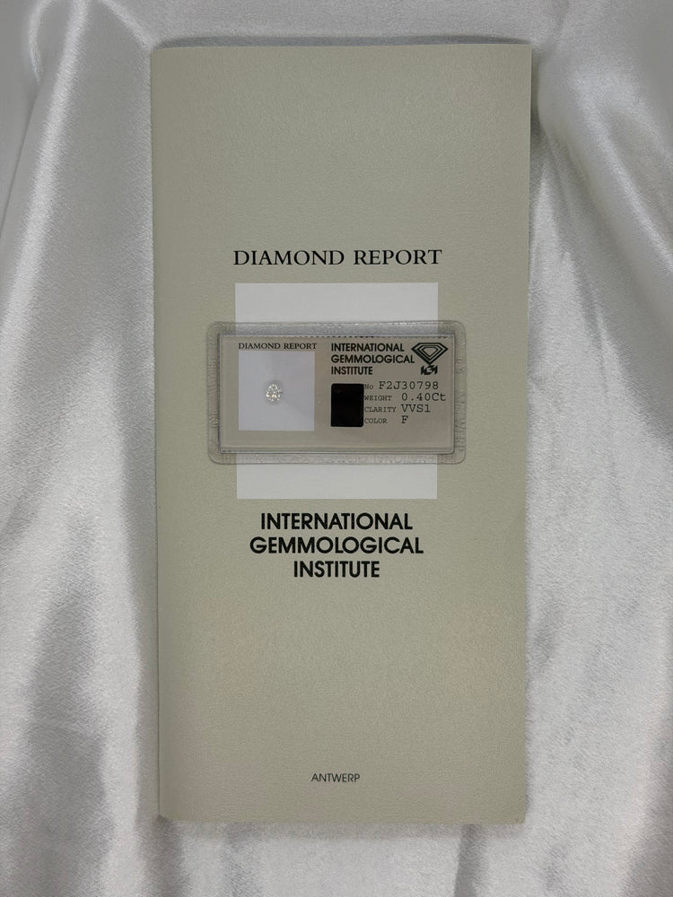 IGI 0.40 ct F VVS1