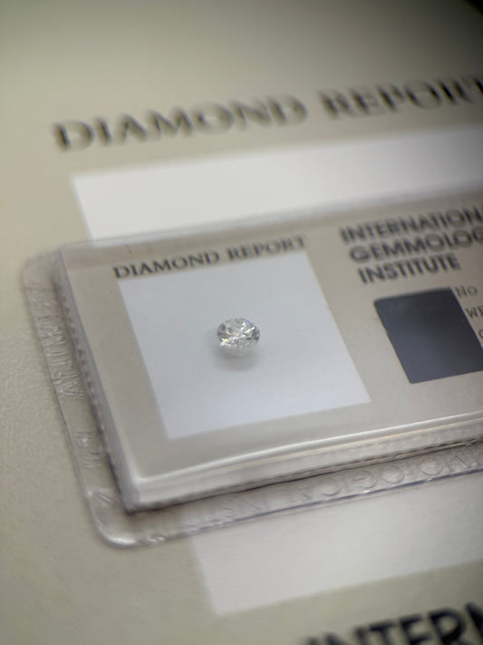 IGI 0.33 ct F VS1