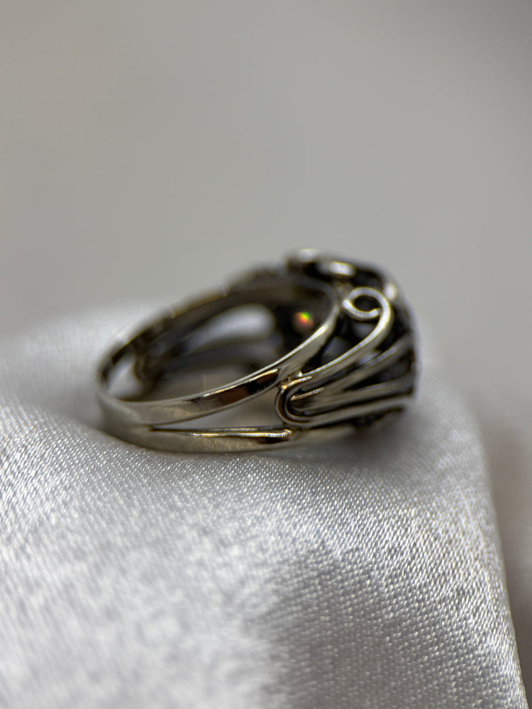 14K Diamantring – Storlek 55