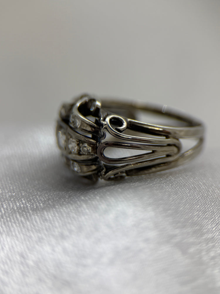 14K Diamantring – Storlek 55